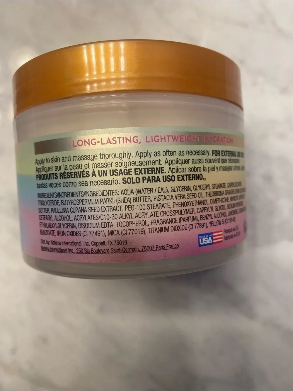 Tropical glow firming Whipped Shea Body Butter